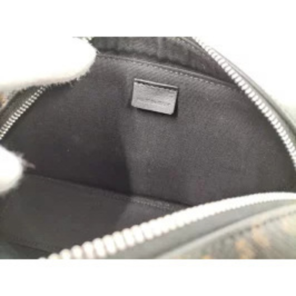 CELINE Triomphe Shoulder Bag Leather Black - Picture 8 of 9